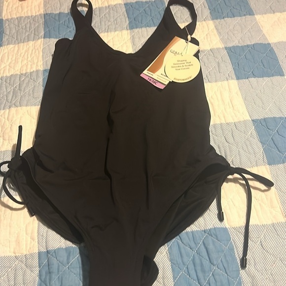 NWT: Coco Reef Contours Slimming Stellar Shirred Side Tie One Piece 14/38C - Picture 11 of 16